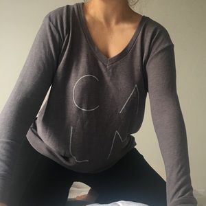 Good hYOUman Robin long sleeve v-neck sweater
